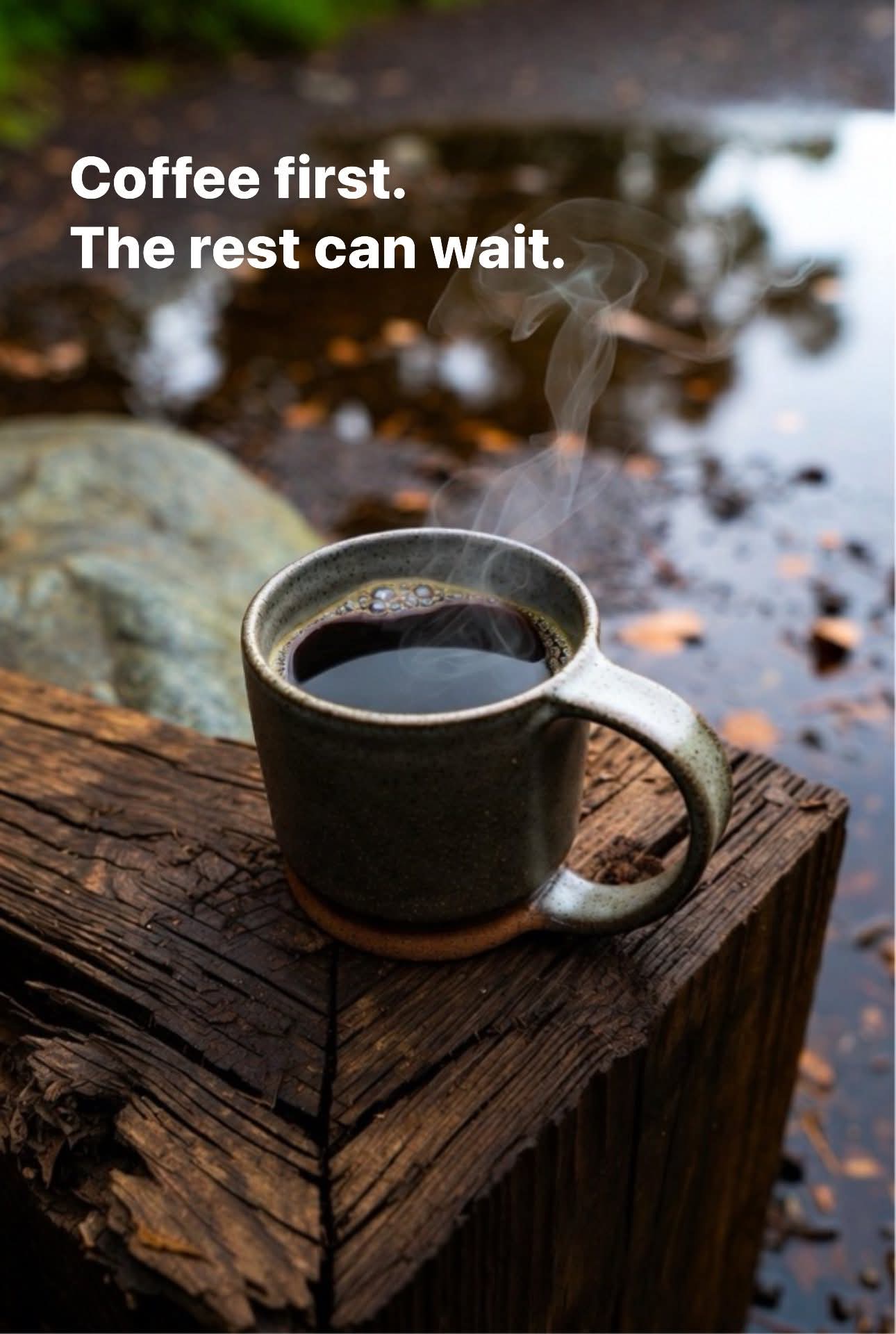 The sun is shining for a brief moment here in the Pacific Northwest